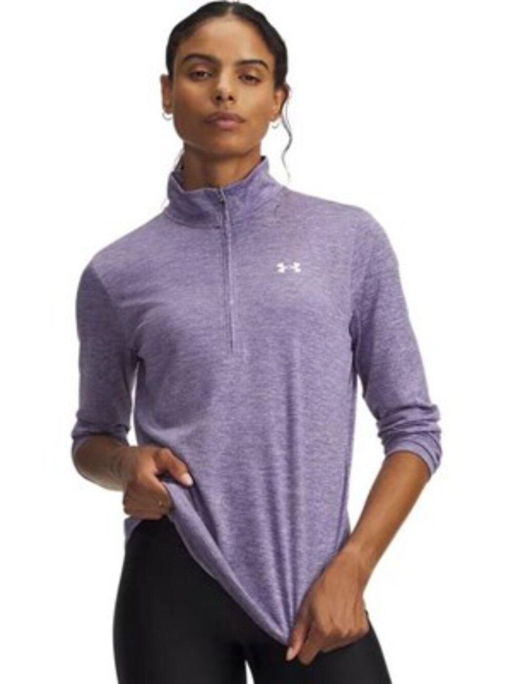 Under Armour - Womens Tech 1/2 Zip- Twist T Shirt